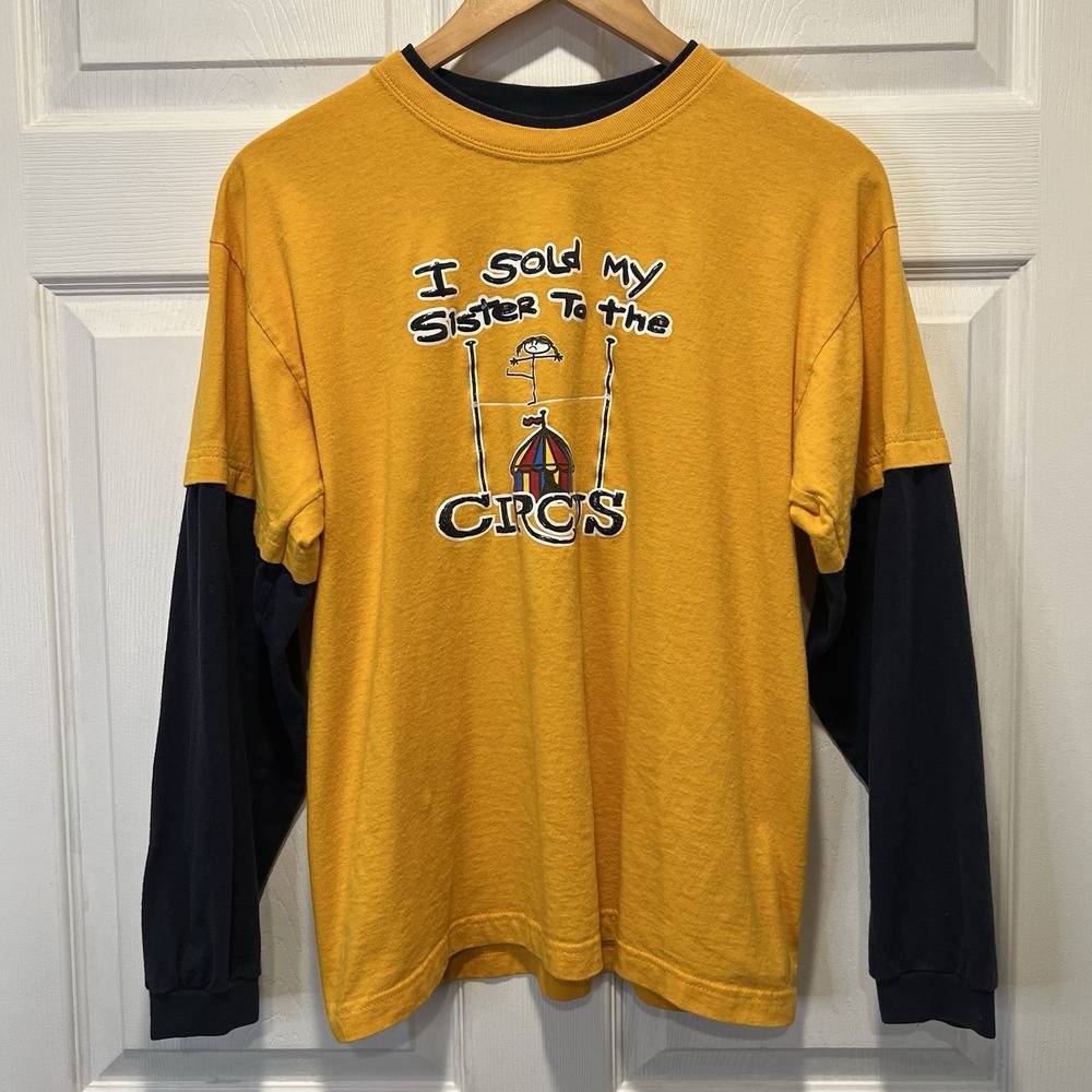Hybrid Tee Shirt Size Large Mustard Yellow‎
